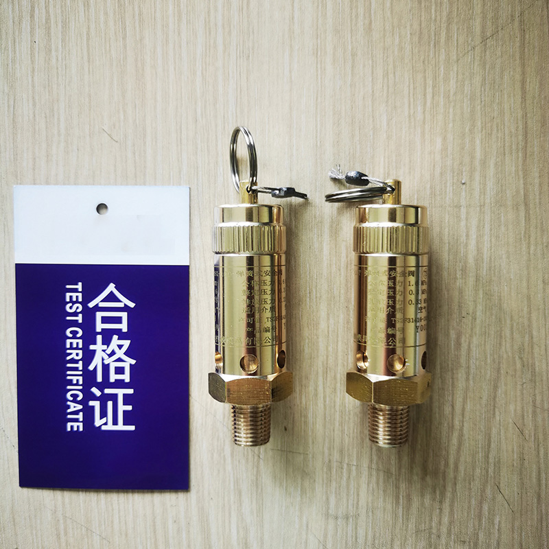 外螺纹铜立式安全阀（空压机专用）