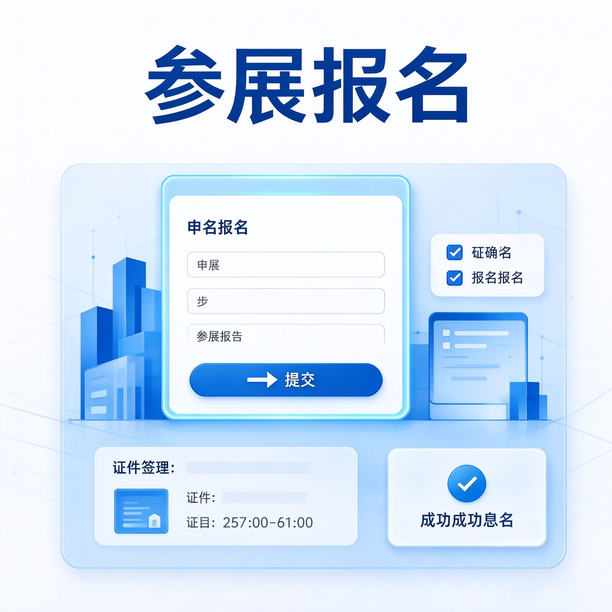 参展报名